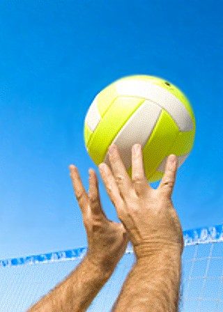 Cours de Volley ball, Colonie de vacances Ulysséo, Sport