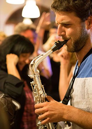 Cours Saxo Impro ~ C.P., Colonie de vacances Ulysséo, Cours saxo-trompette-flûte