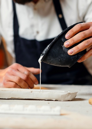 Moulages en plâtre, Colonie de vacances Ulysséo, Loisirs-créativité